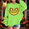 Kinder Halloween Kapuzenpullover mit Aufdruck Lässiger lockerer Pullover für Jungen Mädchen Party und Alltag