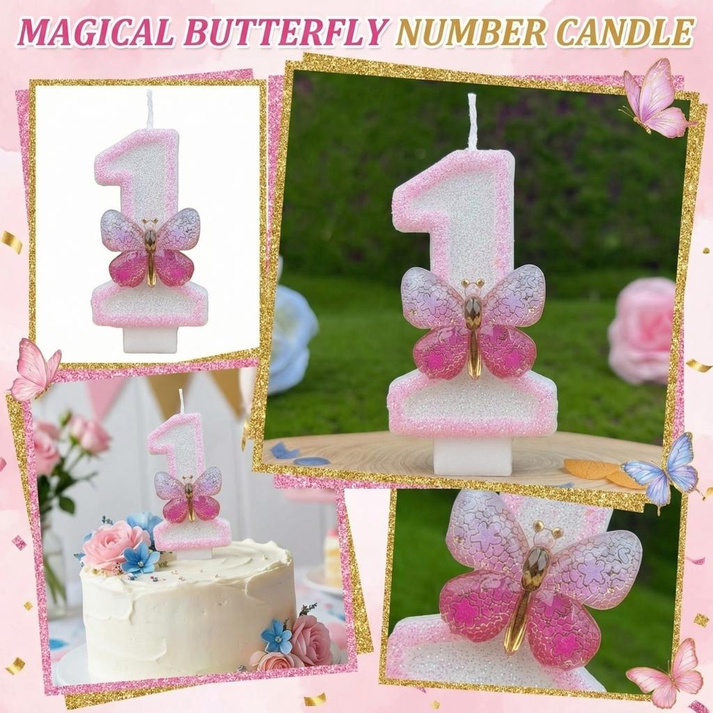 Fashion Cartoon Creative Birthday Candles Party Digital Candles