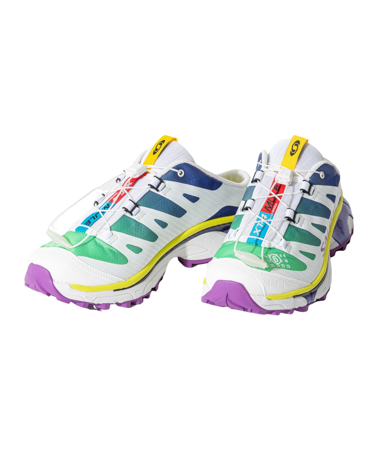 

MM6 Maison Margiela x Salomon XT-4 Men s Sneakers, Spectrum Blue x White x Spring Bouquet, Size 27.5cm (SH1WS0006P6634) [Parallel Import]