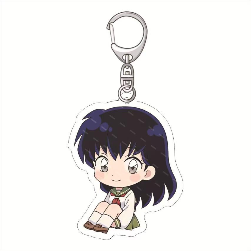 Inuyasha Keychain: Kagome, Miroku, Sango, Shippo & Sesshomaru Charm Set