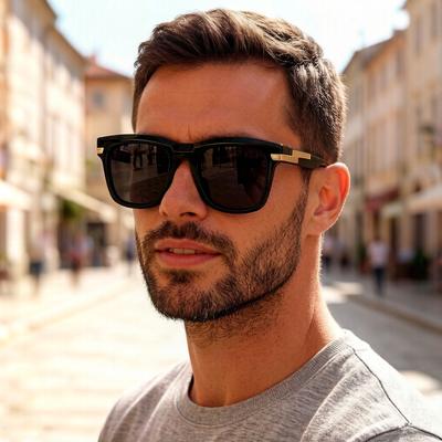 Mode Vintage Quadrat Sonnenbrille Männer Frauen Luxus Marke Designer männer Sonnenbrille Fahren Angeln UV400 Brillen Mann