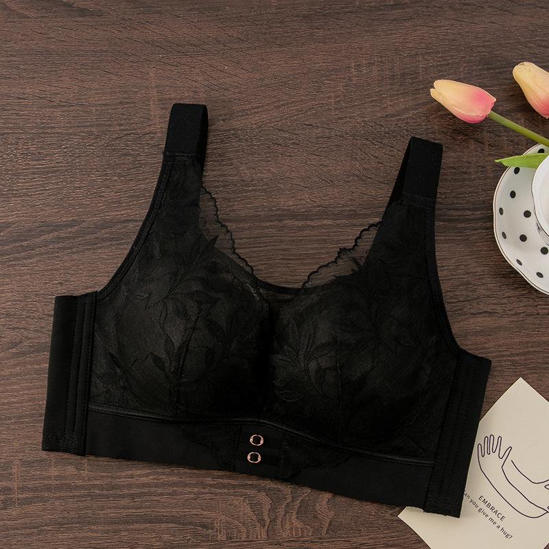 Large cover CD cup, thin collection, no steel ring, no magnetic adjustable vest type, closed breast bra, anti-light