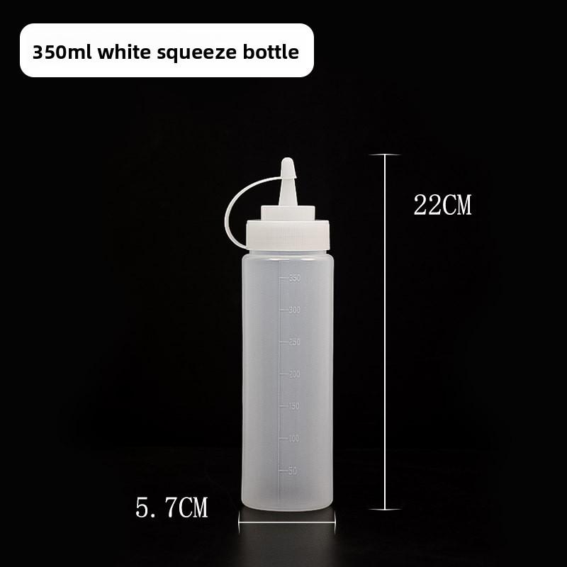 Thickened Plastic Squeeze Sauce Bottle, Tomato Salad Jam Household Seasoning Bottle, Food-grade Pointed Spout Squeeze Sauce Bottle