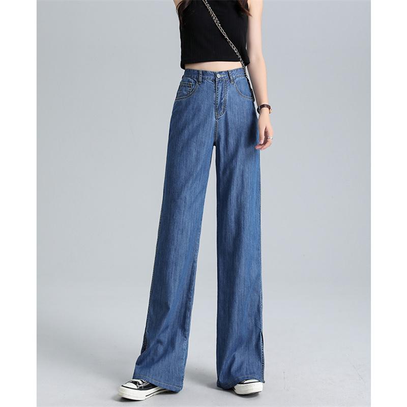 Epocă primăvară 2022 moda femei talie înaltă y2k blugi pentru femei cu picioare largi pantaloni largi din denim pantaloni lungi blugi mamă pantaloni blugi