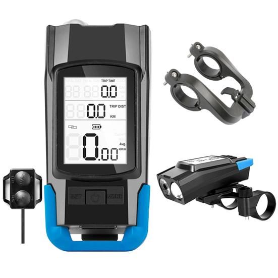 800 Lumen Bike Light LED 3 In1 USB Rechargeable Accurate Stopwatch Light with Horn Bike Accessory