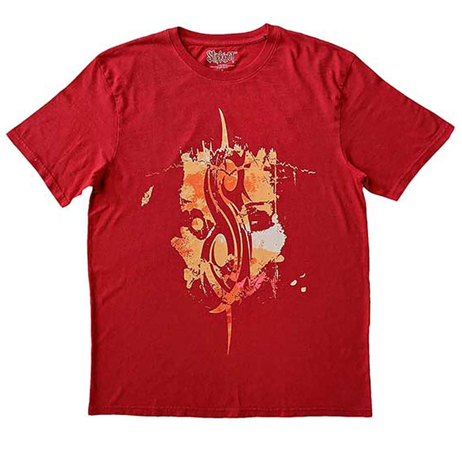 Men s Slipknot  the End, So Far Tribal-s  T-shirt Medium Red L