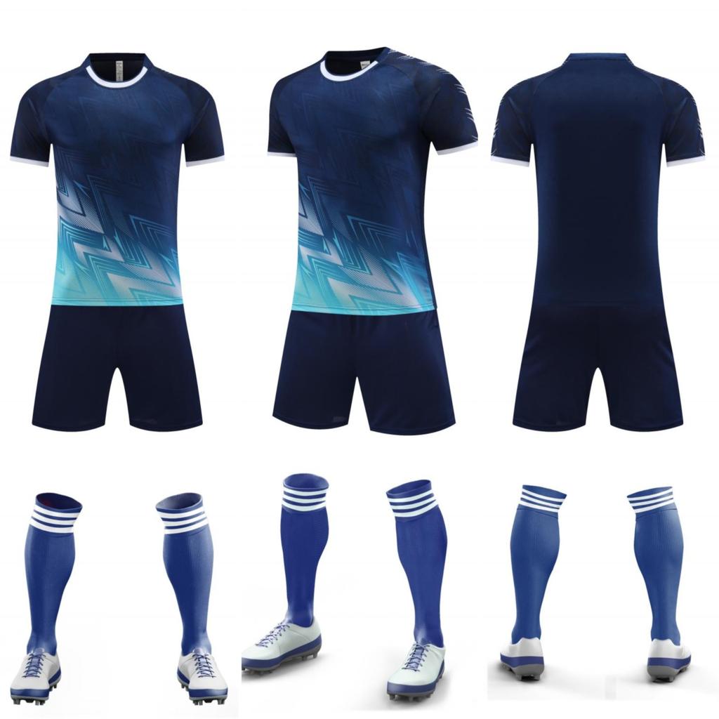 Fußballtrikot Set Herren und Damen Sportbekleidung Kurzarm Schnelltrocknend Wettkampftrikot Teambuilding Trikot Trainings trikot