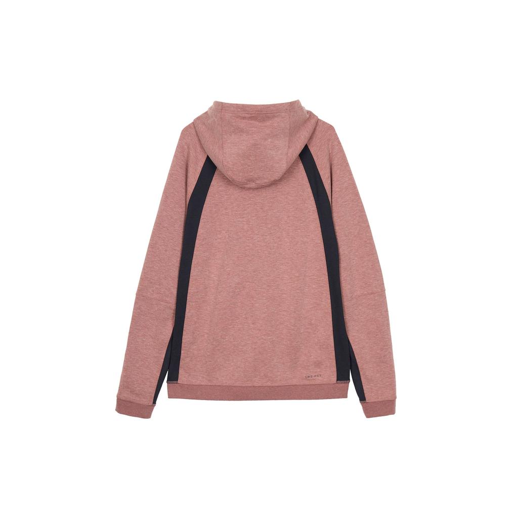 Jordan FW22 Dri-Fit Sport Air Contrast Zip-Up Hoodie Long Sleeve Quick-Dry Sweatshirt Men Tops Brown DQ7324-231