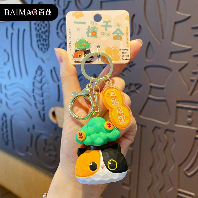 

Оригинальный брелок из дерева резной Ичжи Цяньцзинь, панда на ветру, смола, милый медведь, Сиба-ину, брелок для пары, подвеска для сумки Opp bag packaging