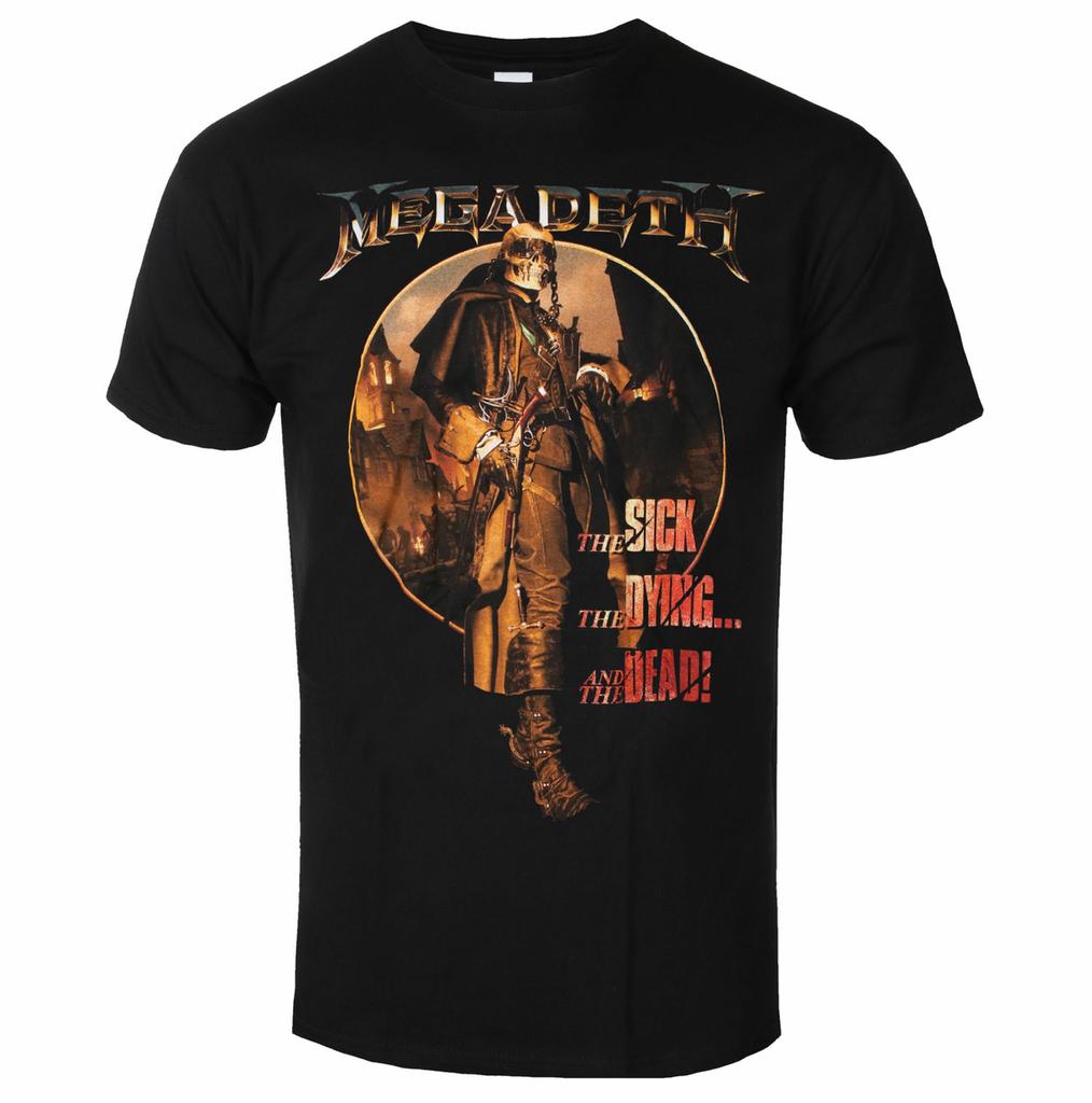 Retro Summer Megadeth Graphic Cotton Tshirt Unisex Summer Short Sleeve Fashion Brand Tee Luxury Casual Vintage Tees