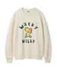 Wacky Willy Kiki Big Graphic Sweatshirt Cream