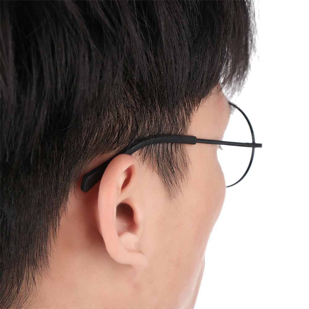 4 Pairs Glasses Sunglasses Slip Sets Glasses Leg Sets Anti Slip Silicone Ear Hook Temple Tip Holder Hook Glasses Accessory