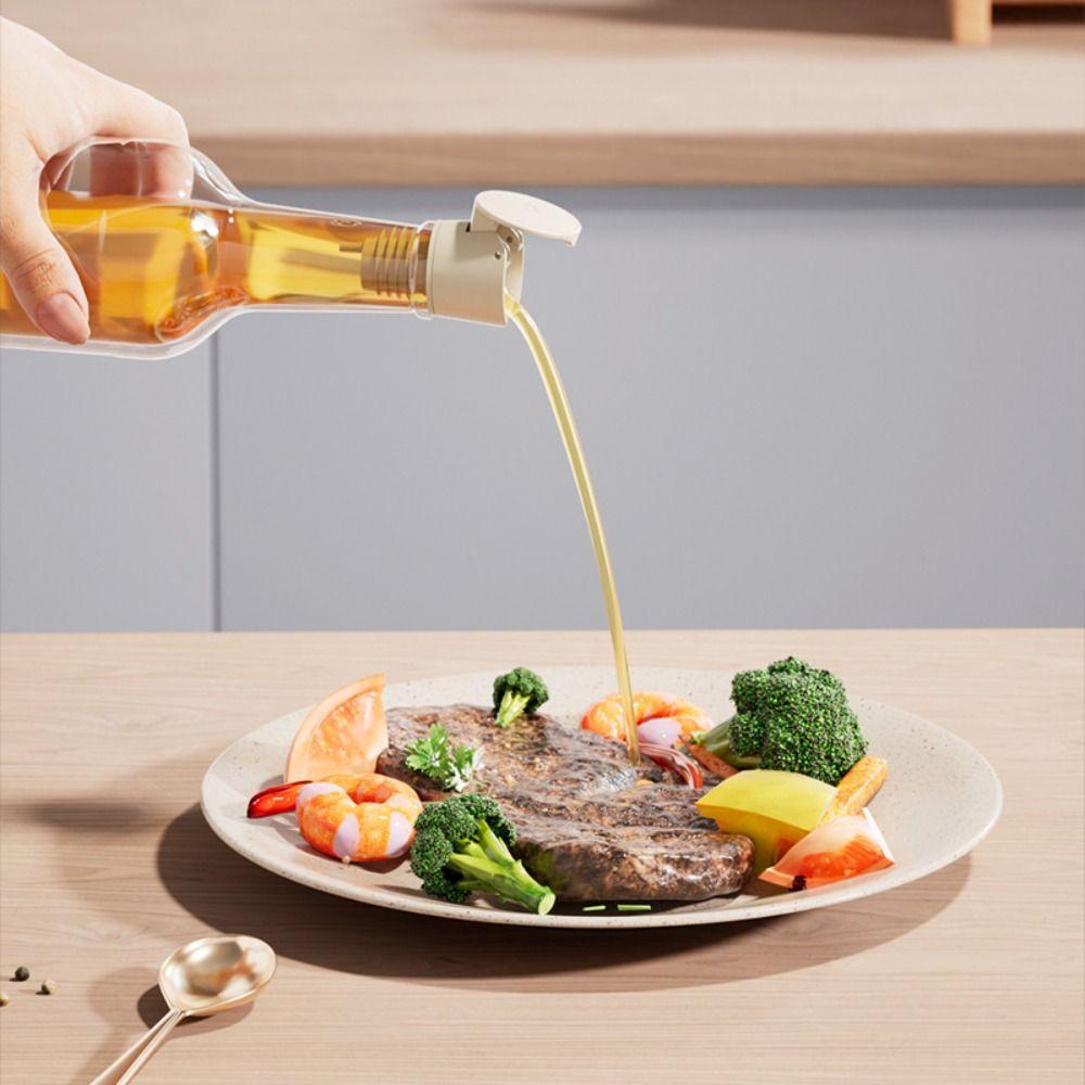Gravitační indukční zátka na láhev s olejem Těsnění Nepropustná olejová hubička Nový rozprašovač olivového oleje