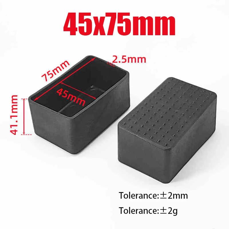 Black PVC Furniture Table Foot Tip Chairs Legs Pad Protector Cover Square/Round Caps Pipe Plug Lid Tube Hole Protection End Cap