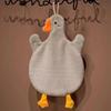 Cartoon Goose Hand Towel Kitchen Bathroom and Toilet Hand Towel Hanging Type with Super Water Absorption Quick Drying