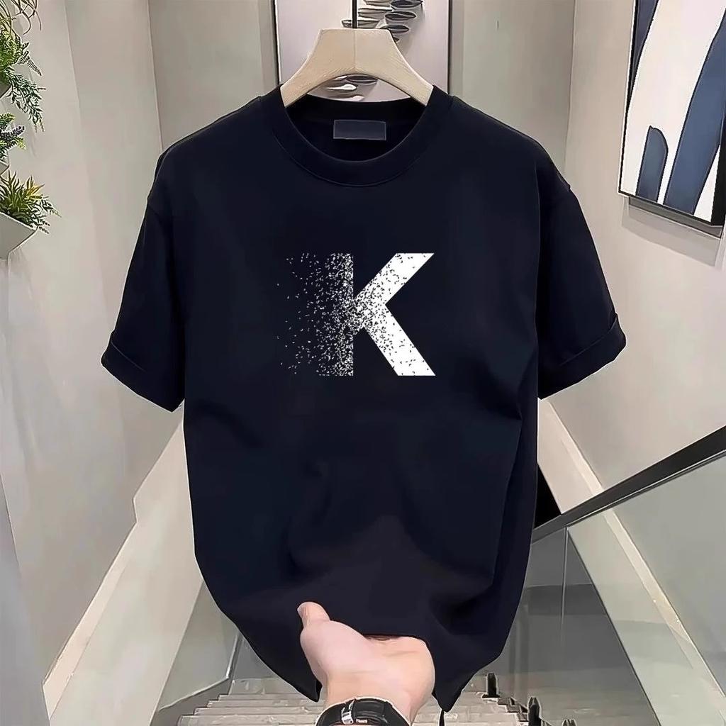 Summer Men Women Round Neck Short Sleeve Print T Shirt Breathable Sport Tops