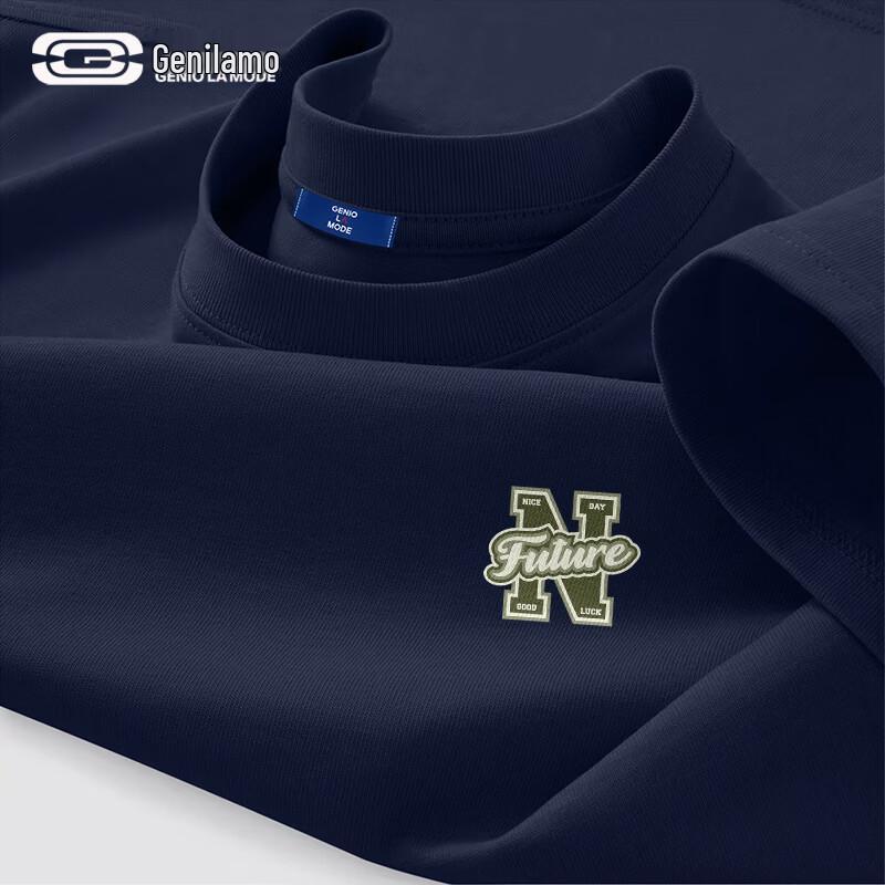 GENIOLAMODE Men s Casual Short Sleeve T-Shirt M