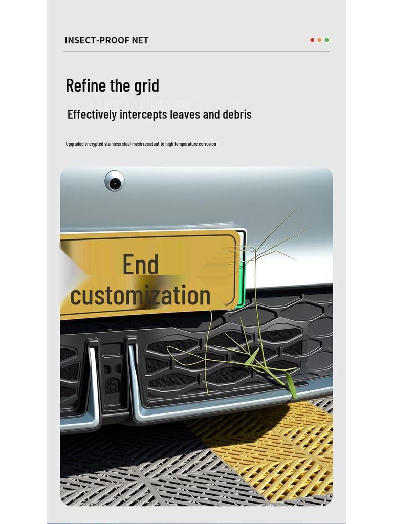 Insect-Proof Radiator Grille Accessory for MG MG4 (26 Models)