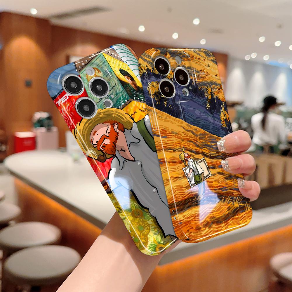 All-inclusive Film Phone Case Cartoon Fashion Design Hard Shell Full Cover Camera Protection Case for OPPO A60 A96 Reno12 Realme C53 C75