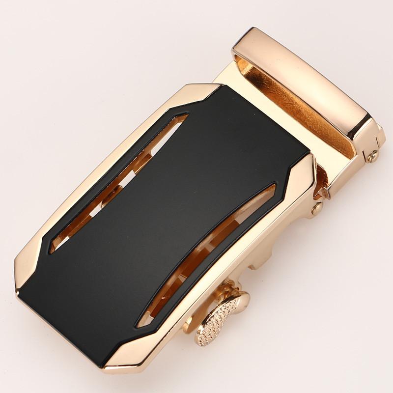 Mens Fashionable 35cm Automatic Buckle Waist Belt Durable Metal Design For Business Casual Or
