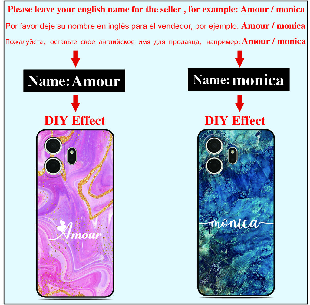 Customized Name Phone Case For Oukitel C69 C3 C2 C68 C62 C61 C57s C57 C58 P1 C1 Pro C59 C53 C51 C50 C38 C36 C35 C21 WP50 Cover