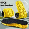 1/1Pcs 1D Sports Insoles Shoes PU Sole Soft Breathable Shock Absorption Cushion Heavy Support Pain Relief Run Orthopedic Insoles
