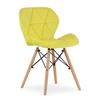 LAGO Velvet Chair - Yellow X 1