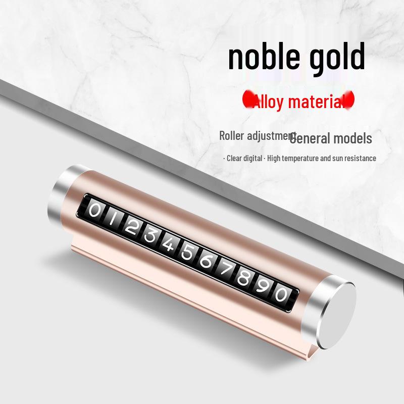 

Temporary Car Parking Number Plate Roller for Interior Decoration