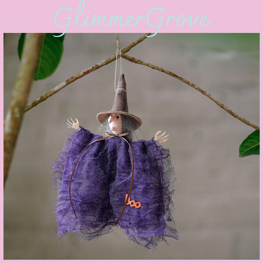 Halloween Witch Ornaments Soft Fabric Party Decorations Gift Festival Supplies
