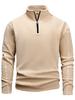 2025 Men's Trendy Stand-up Collar Half-Zip Fleece Sweatshirt for Autumn/Winter