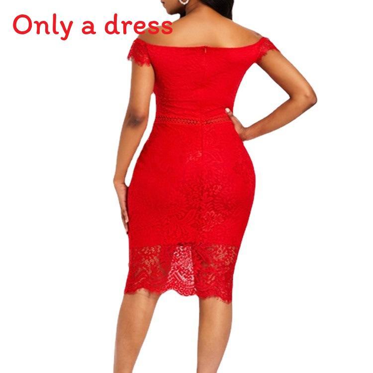 Elegant Lace Short Sleeve V Neck Bodycon Dress For Summer Evening Wear