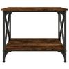823329 vidaXL Table d'appoint Chêne fumé 55x38x45 cm Bois d'ingénierie