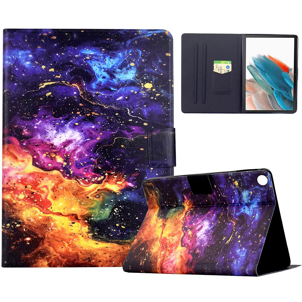 Stand Case for Samsung Galaxy Tab A8 10.5 (2021) X205/X200 Pattern Printing Tablet Leather Cover