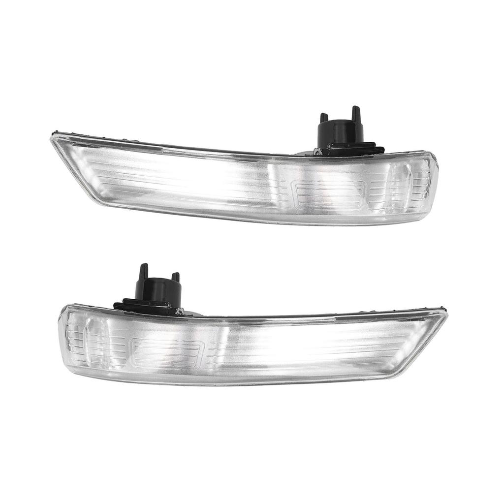 Pair of Rearview Wing Mirror Indicator Lens Turn Signal Light Cover 1538488 Fit for Ford Focus
