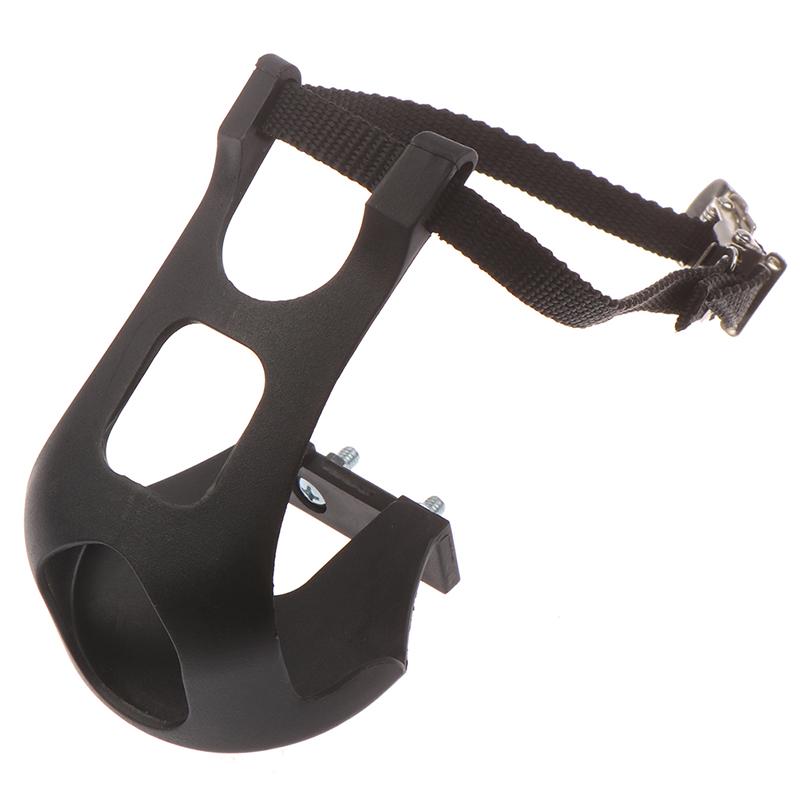 Schwarze Zehenclips Fahrradpedalriemen Sport Fitnessgeräte Zubehör