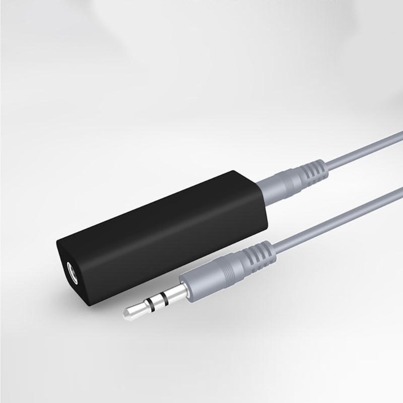 Sound Noise Elimination Filter 3.5mm Portable Grounding Noise Isolator for Vehicles Stereo System with 3.5mm Port