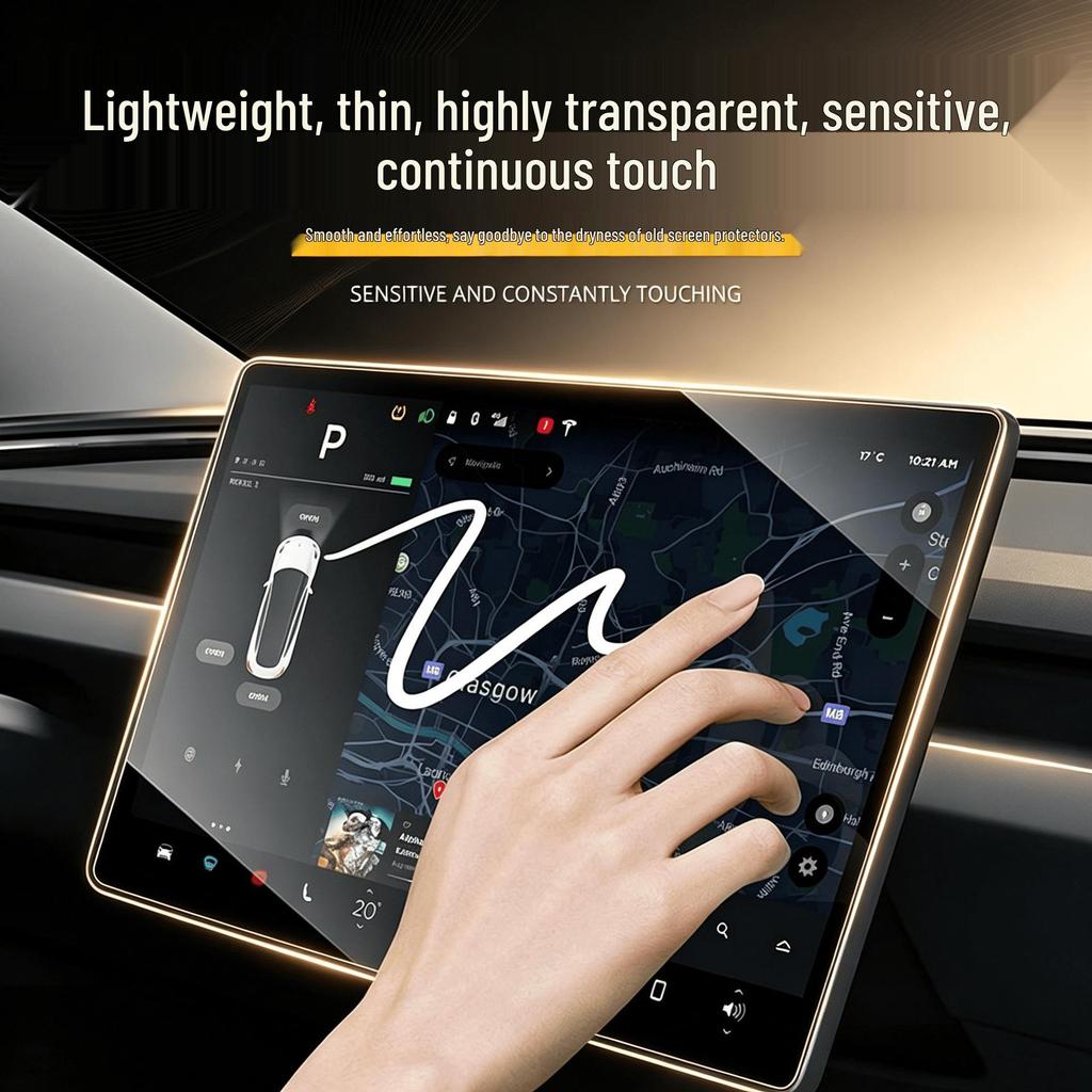 Geely Haoyue L Center Console Screen Protector - Tempered Film for 25 Models, Car Interior Decoration.