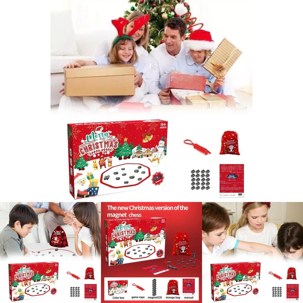 Engaging Magnetic Effect Chess Game For Kids With Colorful Box And 20 Pieces For Logic Training