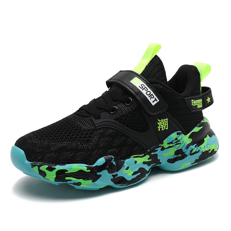 Casual sneakers voor kinderen Zomerjongen Meisje Lichte sportloopschoenen Holle ademende kinderen platte wandelschoenen Tienertennistrainer