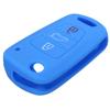 Silikonový 3B dálkový kryt Flip Key Fob Case pro Kia Sportage Soul Optima Sea Blue