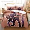 Metal Family Bedding Set Single Twin Full Queen King Size Bed Set Aldult Boy Bedroom Duvetcover Sets 3D  Anime Bed Sheet Set