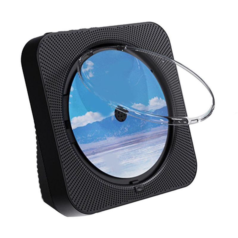 

ABNR Portable CD Player KC-718 Bluetooth, Dual Speakers FM Radio, USB, Headphone Mode, Stereo Sound Black EU Plug