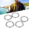 5pcs Boat Round  s Stainless Steel 304 Seamless Welded O Type Hanging   for Hammock