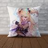 Genshin Impact Pillow Case For Car Sofa Decorative Home Doublesided Print Plush Square Throw Pillow Cushion Cover