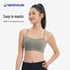 Decathlon Women's Soft Cup Low-Impact Cross-Back Yoga Sports Bra