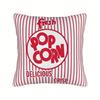 Knuspriger Popcorn-Print Dekorative Kissenhülle - Lustige Neuheit Kissenbezug für Sofa & Heimdekoration