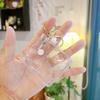 Transparent Mini Coin Purse Keychain Bag Charm Handbag Design Coin & Earphone Holder Novelty Miniature Purse Keychain