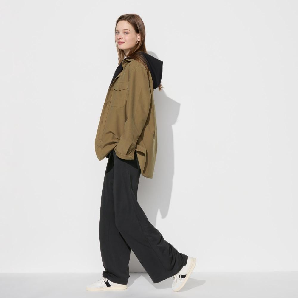 

UNIQLO прямые брюки из креп-джерси, длина по ноге 73, длина 76 см.