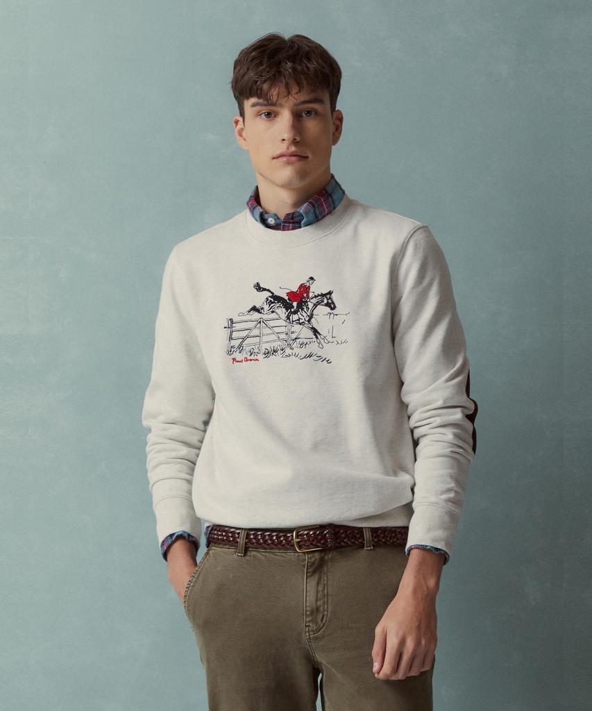 BROOKS BROTHERS Hunting Sweatshirt (Ivory) (Bbnpmmf301)