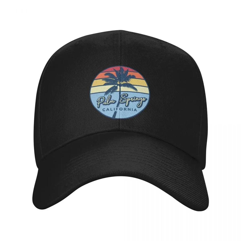 Palm Springs California Baseball Cap Sports Fishing Hat Sunhat Cosplay Girl Unisexs